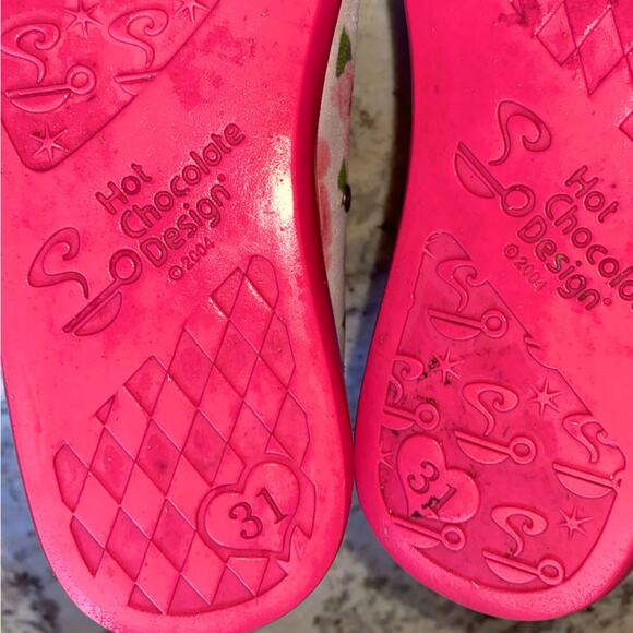 Mini Chocolaticas Hot Chocolate Pink White Rose EU 31 US Girls 13.5 EUC - Picture 12 of 13